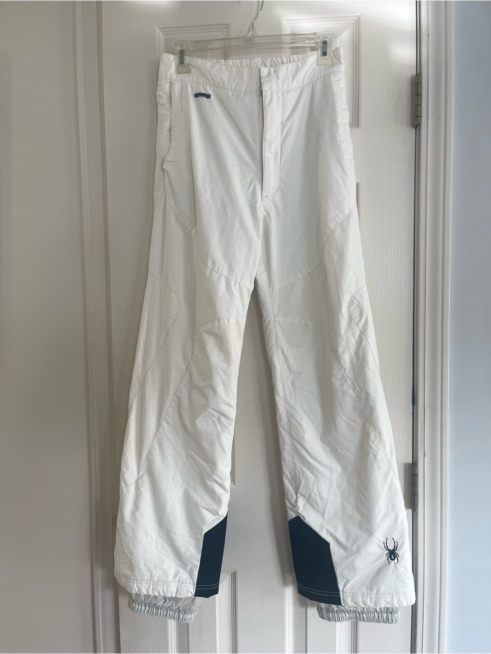 Spyder White Ski Pants with Black Accents